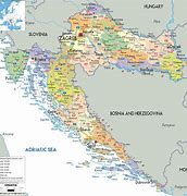 Image result for Croatia Map in English