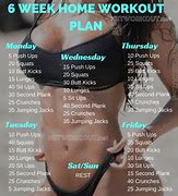 Image result for 6 Week Workout Plan