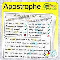 Image result for Apostrophe Exercises