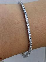 Image result for Silver Diamond Tennis Bracelet