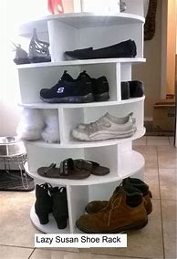 Image result for DIY Lazy Susan Shoe Rack