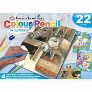 Image result for Color Pencil by Number Kits for Adults