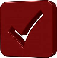 Image result for Red Check Mark Box