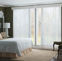 Image result for Vertical Blinds with Sheer Covering