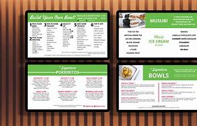 Image result for TV Menu Signage Template