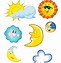 Image result for Sun Moon and Stars Clip Art Free
