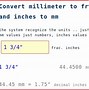 Image result for Convert 36 Inches to mm
