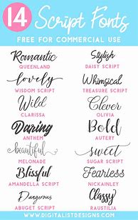 Image result for Free Commercial Handwritten Fonts