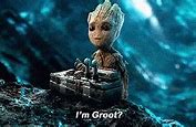Image result for Cute Baby Groot with Infinte Gon' Let
