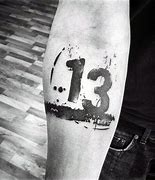 Image result for Letter 13 Tattoo