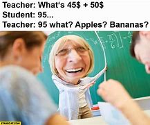 Image result for Teacher Apple Meme