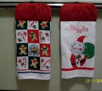 Image result for Christmas Dish Towels and Pot Holders