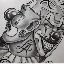 Image result for Cholo Drawing 2 Clowns