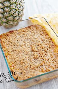 Image result for Baked Pineapple Casserole Side Dish