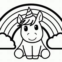 Image result for Pink Unicorn Drawing