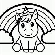 Image result for Cute Unicorn Colouring