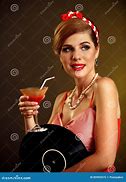 Image result for Retro Record Player Girl