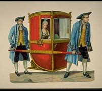 Image result for Sedan Chair Going Up Stairs