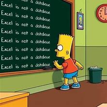 Image result for Excel Database Meme