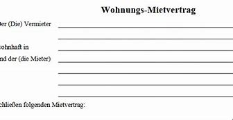 Image result for Mietvertrag Fur Wohnung Zum Ausdrucken