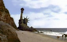 Image result for Planet of the Apes with Stature Liberty