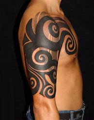 Image result for Tribal Shoulder Sleeve Tattoos