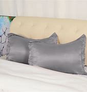 Image result for Gray Satin Pillowcase