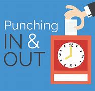 Image result for Time Clock Punch in and Out