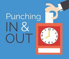 Image result for Punch Time Clock with Lunch