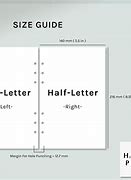 Image result for Half Letter Size Paper