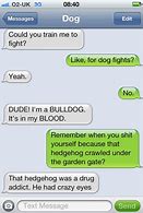 Image result for Funny Dog Text Messages