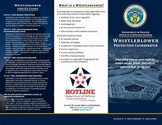 Image result for Department of Defense Whistleblower Program