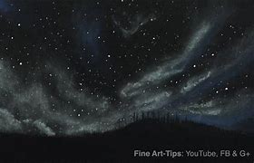 Image result for Starry Night Chalk Pastel