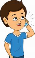 Image result for Boy with Cell Phone Clip Art