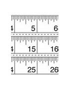 Image result for Printable Measuring Tape Inches