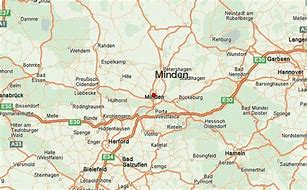 Image result for Minden Germany Map