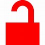 Image result for Lock Unlocked Red