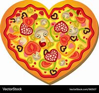 Image result for Cartoon Cheese Pizza Heart