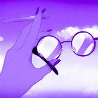 Image result for Eye Purple Vintage Aesthetic PFP