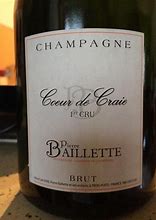 Image result for Pierre Baillette Champagne Coeur Craie