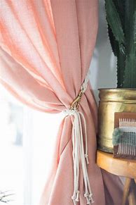 Image result for DIY Curtain Tie Back Hooks