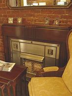 Image result for Art Deco Fireplace Door Screen