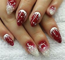 Image result for Christmas Winter Nail Art Design