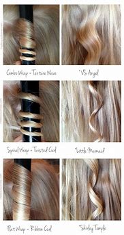 Image result for Curling Wand Tutorial