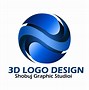 Image result for 3D Logo Design Black and White