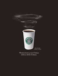 Image result for Starbucks Print Ad