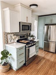Image result for Painted Kitchen Cupboards