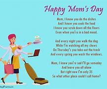 Image result for Funny Mother's Day Poems