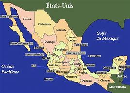 Image result for Carte Du Mexique