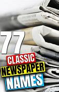 Image result for Newspaper Names Special Edition